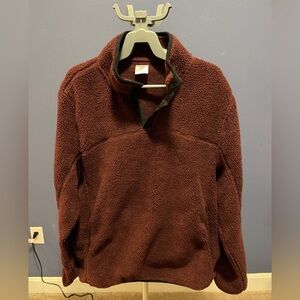 Member's Mark Burgundy Sherpa Jacket